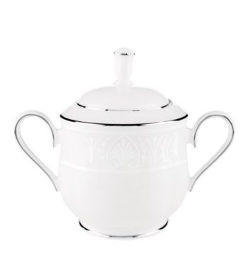 Lenox® Hannah Platinum Sugar with Lid