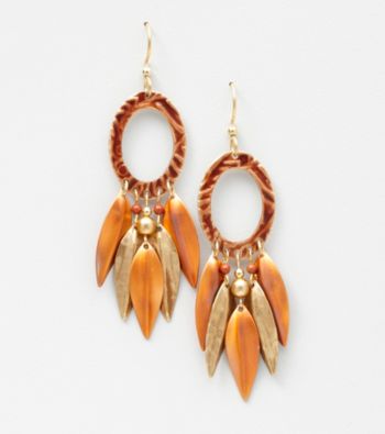 Silver Forest® Autumn Multi Dangles Earrings