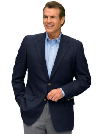 Gold Series™ Men's Big & Tall Two-button Blazer - Navy