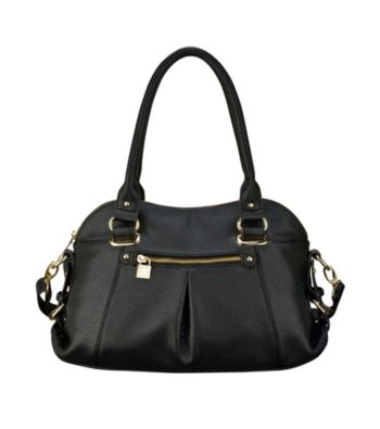 AK Anne Klein® Black Trinity Satchel