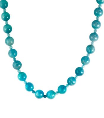 Effy® Aquamarine Beads with 14K Gold Clasp Necklace
