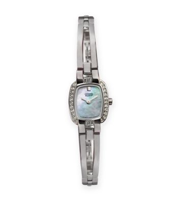 Citizen® Women's Mother of Pearl Dial Stainless Steel Watch