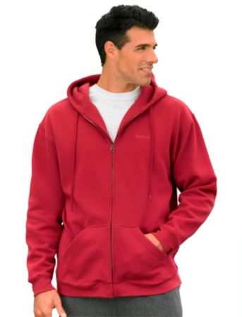 Reebok® Men's Big & Tall Full-zip Fleece Hoodie