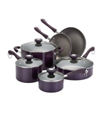 Paula Deen® Purple Traditional Porcelain 10-pc. Cookware Set