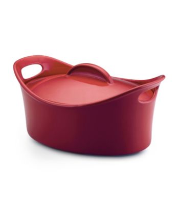 Rachael Ray® Stoneware 4.25-qt. Covered Oval Casserole Dish