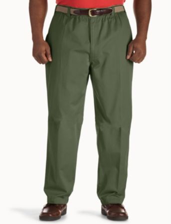 Canyon Ridge® Men's Big & Tall Elastic Waist Twill Pants