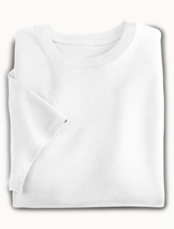 Harbor Bay® Men's Big & Tall 2-pk. Crewneck T-shirts - White