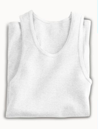 Harbor Bay® Men's Big & Tall 2-pk. Athletic T-shirts - White