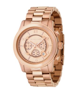 Michael Kors® Men's Oversized Chronograph Watch - Rose Goldtone