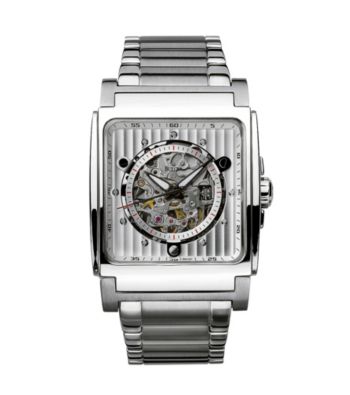 Bulova® Men's Self-Winding Stainless Steel Watch