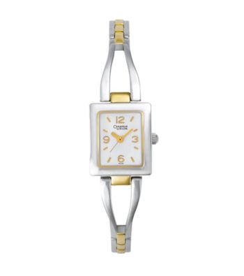 Caravelle® by Bulova Women's Two-Tone Silvertone and Goldtone Watch