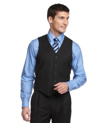 Dockers® Men's Classic Vest - Black Stripe