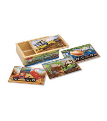 Melissa & Doug® Construction Puzzles in a Box
