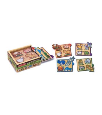 Melissa & Doug® Animals Mini-Puzzle Pack