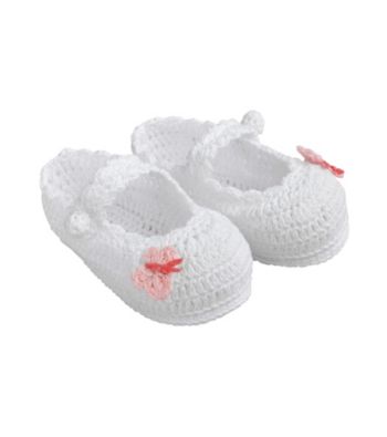 Lillian Rose® Baby Butterfly Crocheted Booties
