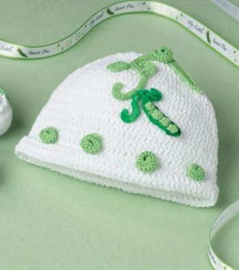 Lillian Rose® Baby Sweet Pea Crocheted Cap