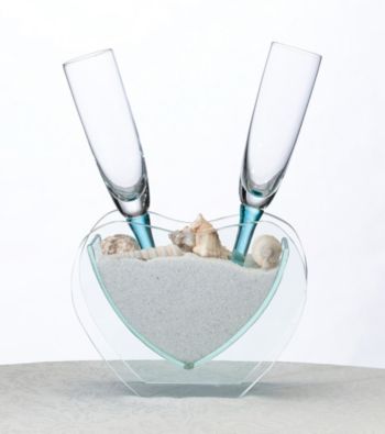 Lillian Rose® 3-pc. Coastal Sand Toasting Glass Set