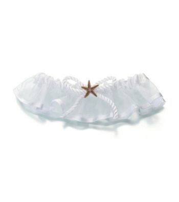 Lillian Rose® White Coastal Mist Seaside Garter