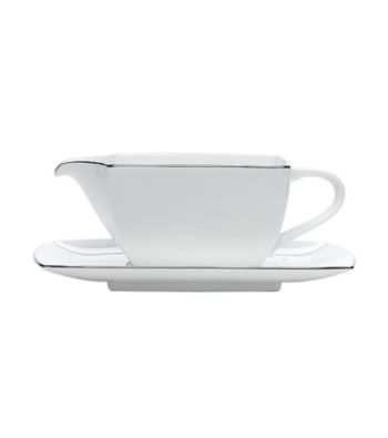 Mikasa® Couture Platinum Gravyboat with Stand