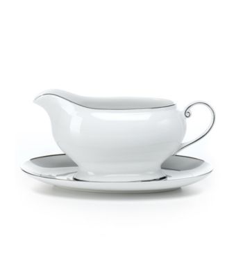 Mikasa® Cameo Platinum 2-pc. Gravy Boat with Stand