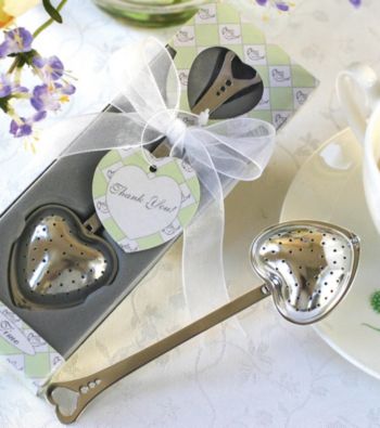 Kate Aspen Tea Time Heart Tea Infuser in Tea-Time Gift Box - Set of 12