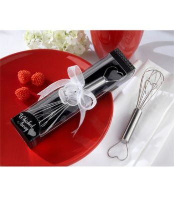 Kate Aspen Whisked Away Heart Whisk - Set of 18