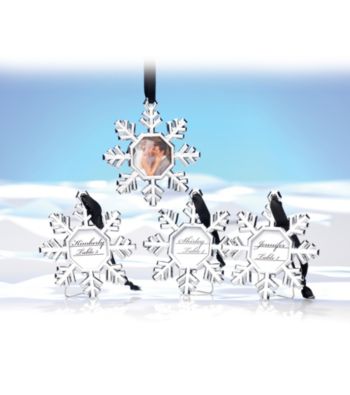 Kate Aspen 4-pc. Snowflake Place Card Holder/Ornament - Set of 4