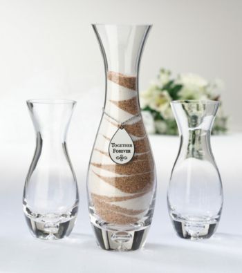 Lillian Rose® 3-pc. Unity Sand Glass Vase Set