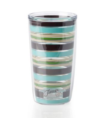 Fiesta® Dinnerware Tervis Tumbler® Blue Stripes Insulated Cooler