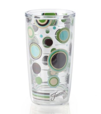 Fiesta® Dinnerware Tervis Tumbler® Blue Dots Insulated Cooler