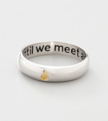 Sterling Silver Memorial Sentiment Ring