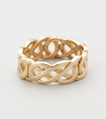 18K Gold-Over-Sterling Silver Celtic Knot Wedding Band