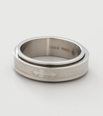 Stainless Steel Cross Spinner Band