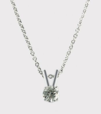 Effy Collection 14K White Gold .25 ct. t.w. Diamond Pendant