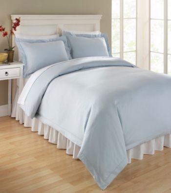 Elite Home Products Hemstitch 400-Thread Count Cotton Duvet Sets
