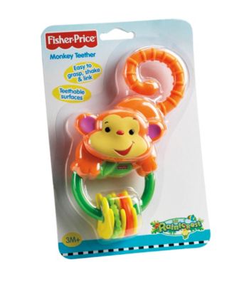 Fisher-Price® Monkey Teether Rattle