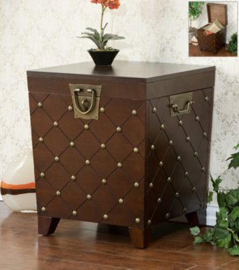 Holly & Martin™ Caldwell Espresso End Table Trunk