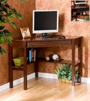 Holly & Martin™ Alexander Espresso Corner Desk
