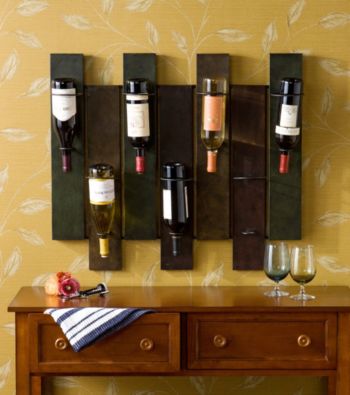 Holly & Martin® Santa Cruz Wall Mount Wine Rack - Earth Tone