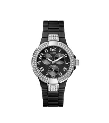Guess Women's Black Prism Sports Watch