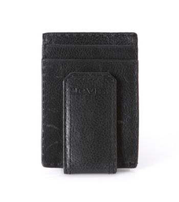Levi's® Men's Card Case Magnetic Wallet - Black