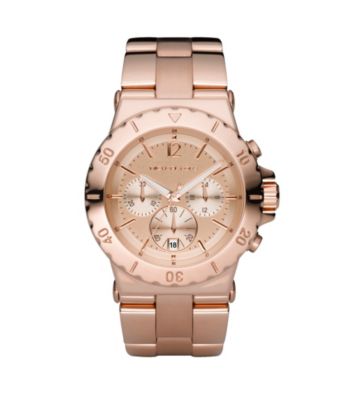 Michael Kors® Rose Goldtone Stainless Steel Watch