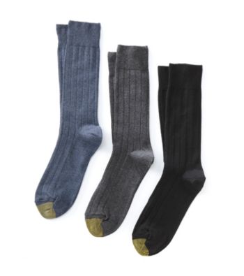 GOLD TOE® Men's 3-pk. Hampton Classic Dress Socks