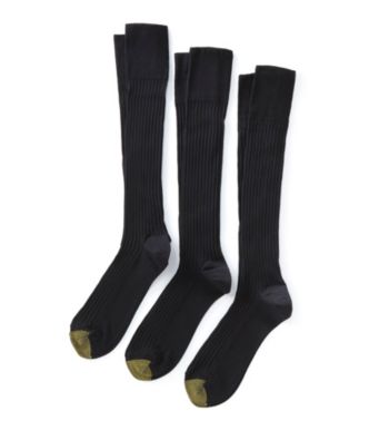 GOLD TOE® Men's 3-pk. Canterbury FX Over the Calf Socks - Navy