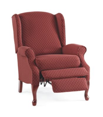 Lane® Hampton High-Leg Burgundy Wing Chair