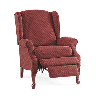 Lane Hampton High-Leg Burgundy Wing Chair