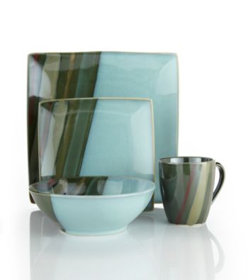 Sango Avanti Green 16-pc. Dinnerware Set
