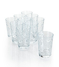 LivingQuarters Circle 10-pc. Juice Glass Drinkware Set