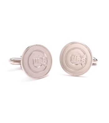 Silver Edition Chicago Cubs Cufflinks