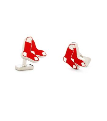Silvertone Boston Red Sox Cufflinks